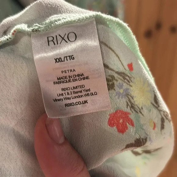 New RIXO bouquet midi dress - Picture 7 of 10